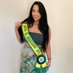 Gabriela Zillmer ostenta el título de Musa de Cuiabá antes de la próxima etapa del Musa do Brasileirão