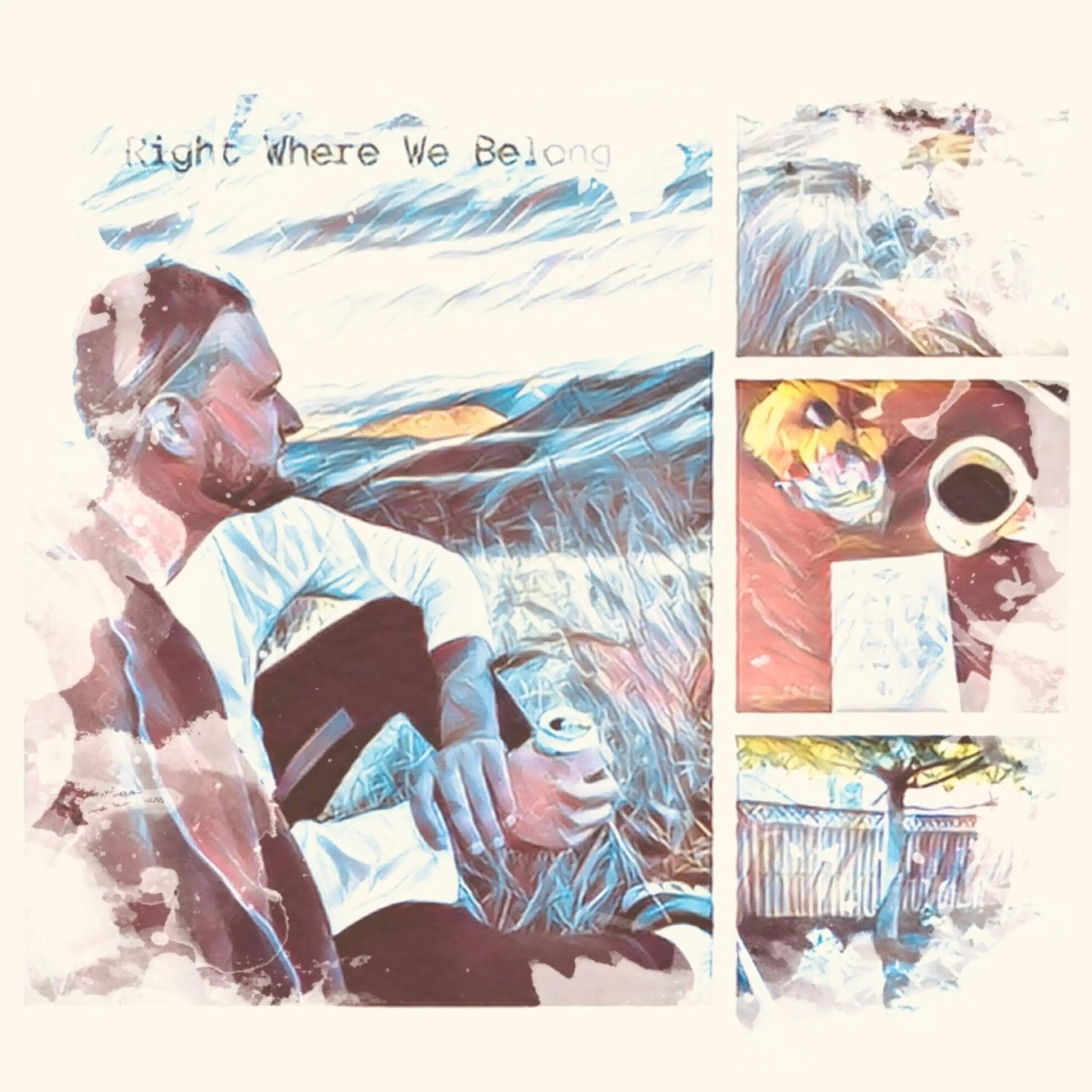 Norteamericano Kama Tala hace indie rock/pop en el sencillo «Right Where We Belong» Portada del sencillo