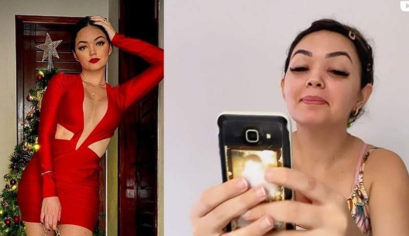 Digital influencer Lideyrla Costa esposa do humorista Talokudo entra para a comédia e viraliza na internet