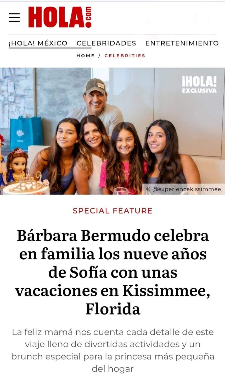 Barbara Bermudo Distinguida celebridad en el mes de la Herencia Hispana en Kissimmee