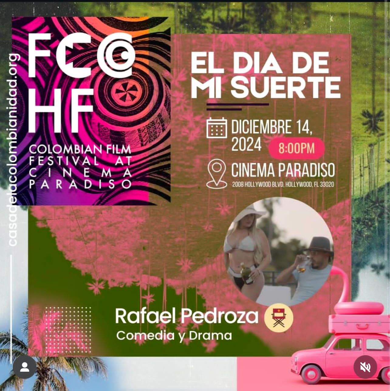 «El día de mi suerte», La película de Rafael Pedroza y Farid Duque, favorita en el Colombian Film Festival de Miami