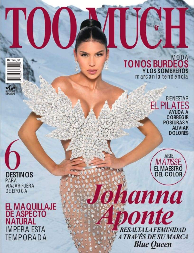 ¡Deslumbrante y audaz! Johanna Aponte rompe esquemas en la portada de Too Much