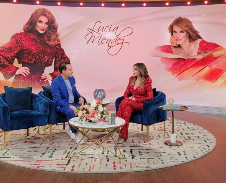 Lucía Méndez Rindió homenaje a Dulce y conquistó al público de Telemundo en su reciente visita a Miami