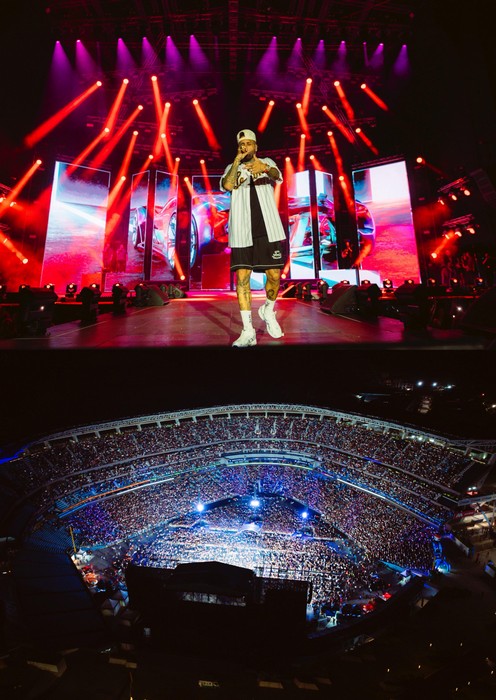 Nicky Jam conquistó el Estadio Monumental de Caracas ante 30 mil fanáticos