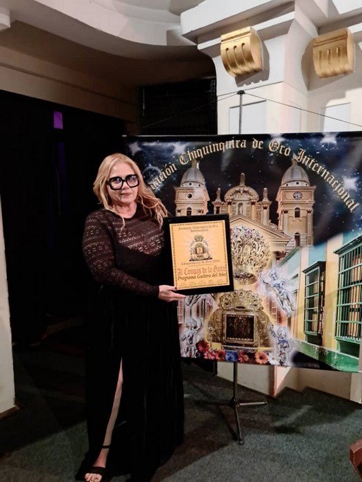 Katty Gutiérrez recibe el Galardón Chiquinquirá de Oro 2025 como Programa Gaitero del Año