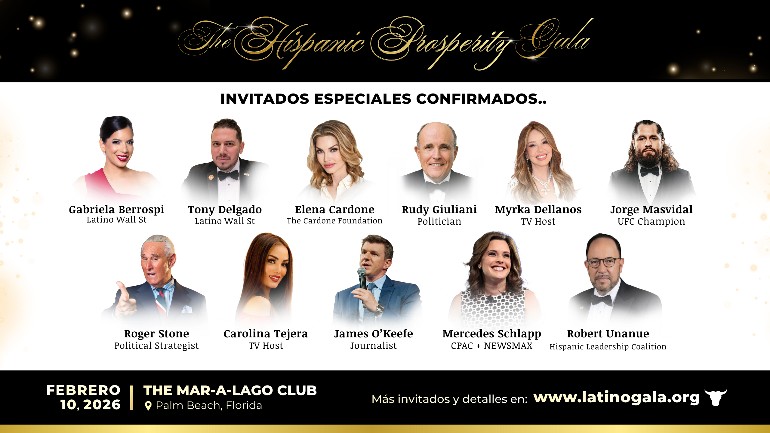 Latino Wall Street hace Historia con la Hispanic Prosperity Gala 2026 en el Club Mar-a-Lago